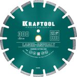 Фото  KRAFTOOL Ø 300Х25.4 мм, алмазный, сегментный, по асфальту, диск отрезной LASER-ASPHALT 36687-300