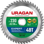 Фото  URAGAN 230 х 32/30 мм, 48Т, диск пильный по дереву Expert 36802-230-32-48_z01