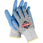 Фото  ЗУБР XL, 13 класс, материал основы кевлар (dyneema), перчатки трикотажные для защиты от порезов с рельефным латексным покрытием 11277-XL Эксперт