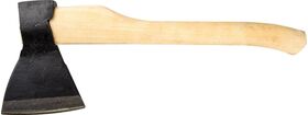 Фото  1200 г., топор кованый ИЖ с округлым лезвием и деревянной рукояткой 2072-12