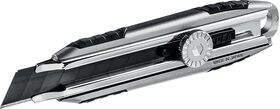 Фото OLFA 18 мм, сегментированное лезвие, винтовой фиксатор, цельная алюминиевая рукоятка, нож X-design OL-MXP-L купить в интернет-магазине МаксМастер.ру