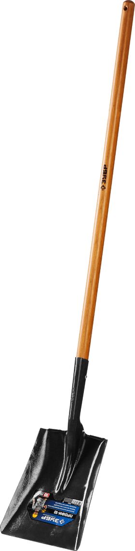 Фото  ЗУБР 320x250x1500 мм, совковая, деревянный черенок, лопата 39361_z02 Профессионал
