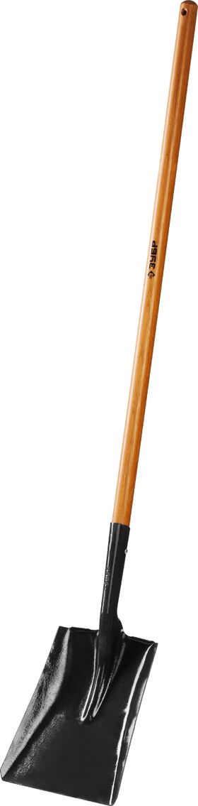 Фото  ЗУБР 320x250x1500 мм, совковая, деревянный черенок, лопата 39361_z02 Профессионал