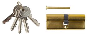 Фото ЗУБР 80 мм, 5-PIN, 5 шт., тип ключ-ключ, механизм цилиндровый 52101-80-1 купить в интернет-магазине МаксМастер.ру