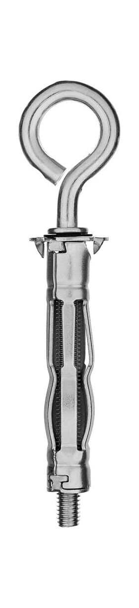 Фото  ЗУБР 80 шт., М5х52х11 мм, оцинкованный, с кольцом, анкер МОЛЛИ для пустотелых конструкций 302532-05-052