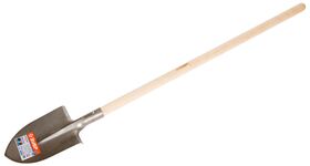 Фото  ЗУБР 300х220х1440 мм, титановый сплав деревянный черенок, лопата штыковая ТИТАН 4-39416