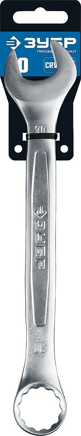 Фото  ЗУБР 30 мм, комбинированный гаечный ключ 27087-30_z01