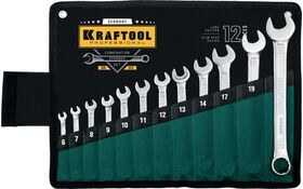 Фото  KRAFTOOL 12 шт, 6 - 22 мм, набор комбинированных гаечных ключей 27079-H12_z01