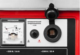 Фото ЗУБР 2.5/2.8 кВт, однофазный, синхронный, щеточный, генератор бензиновый ЗЭСБ-2800-Э купить в интернет-магазине МаксМастер.ру