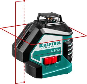 Фото  KRAFTOOL линейный лазерный нивелир LL360 34645 Professional