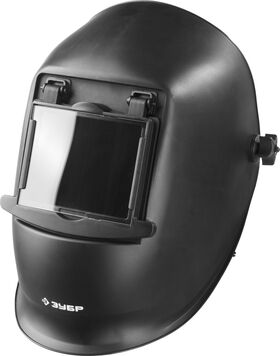 Фото  ЗУБР затемнение 11, откидной блок, маска сварщика со стеклянным светофильтром МСО-11 11072 Мастер