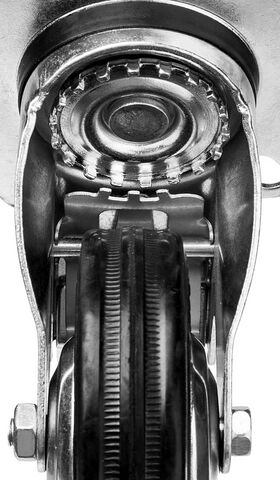 Фото  ЗУБР 100 мм, 70 кг, колесо поворотное c тормозом 30936-100-B Профессионал