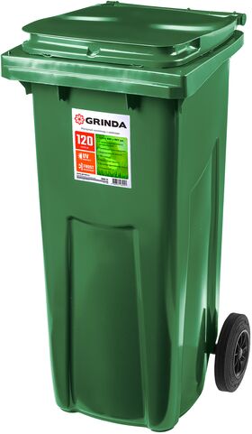 Фото  GRINDA 120 л, мусорный контейнер с колёсами МК-120 3840-12
