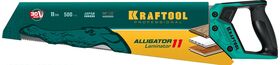 Фото  KRAFTOOL 11 TPI, 500 мм, ножовка по ламинату Alligator Laminator 11 15207