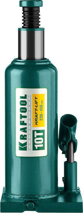 Фото KRAFTOOL 10 т, 230-456 мм, домкрат гидравлический бутылочный сварной Kraft-Lift 43462-10_z01 купить в интернет-магазине МаксМастер.ру