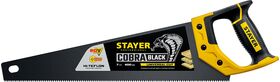 Фото  STAYER 7 TPI, 400 мм, ножовка универсальная (пила) COBRA BLACK 2-15081-40_z01 Professional