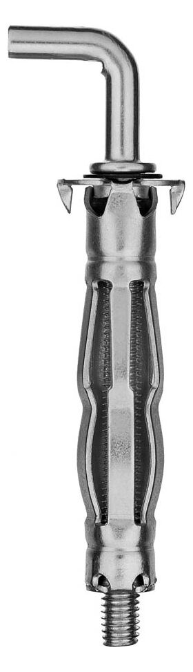 Фото  ЗУБР 80 шт., М5х52х11 мм, оцинкованный, с крюком, анкер МОЛЛИ для пустотелых конструкций 302492-05-052