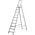 Фото  СИБИН число ступеней 10, алюминий, максимальная нагрузка 150 кг, лестница-стремянка 38801-10