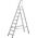 Фото  СИБИН число ступеней 8, алюминий, максимальная нагрузка 150 кг, лестница-стремянка 38801-8