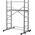 Фото  СИБИН максимальная высота платформы 110 см, алюминий, максимальная нагрузка 150 кг, вышка-тура 38840-3